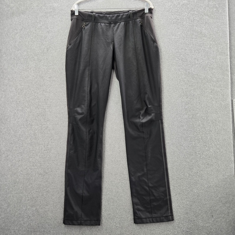 Lululemon Women Pants 10 Gray Keep It Up Tech Fleece Softshell Inseam 33" READ